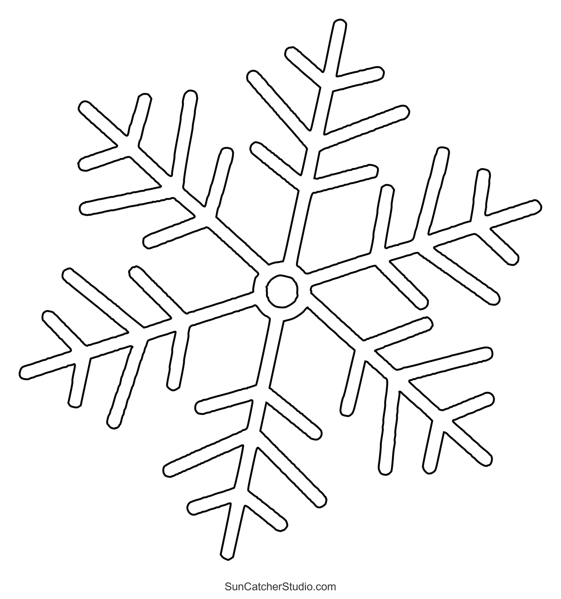 Snowflake Templates Printable Stencils And Patterns Free 