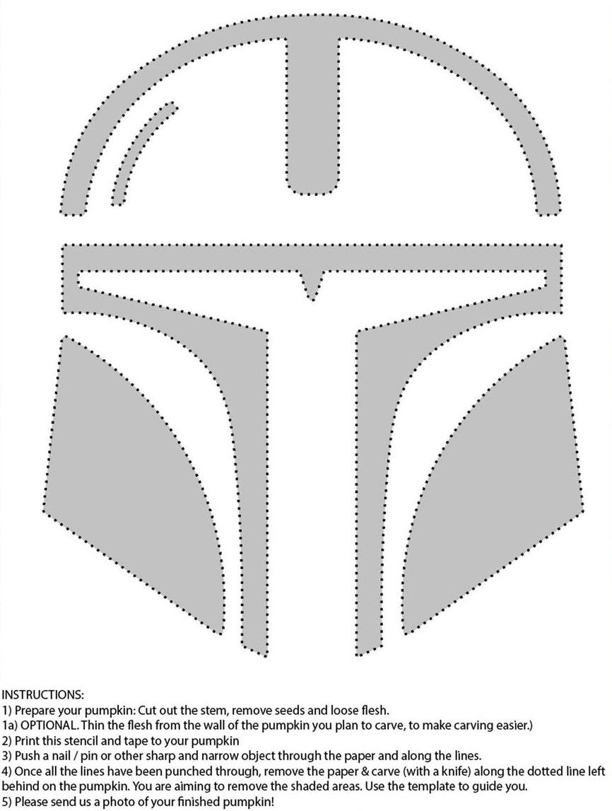 Star Wars Pumpkin Designs Printable