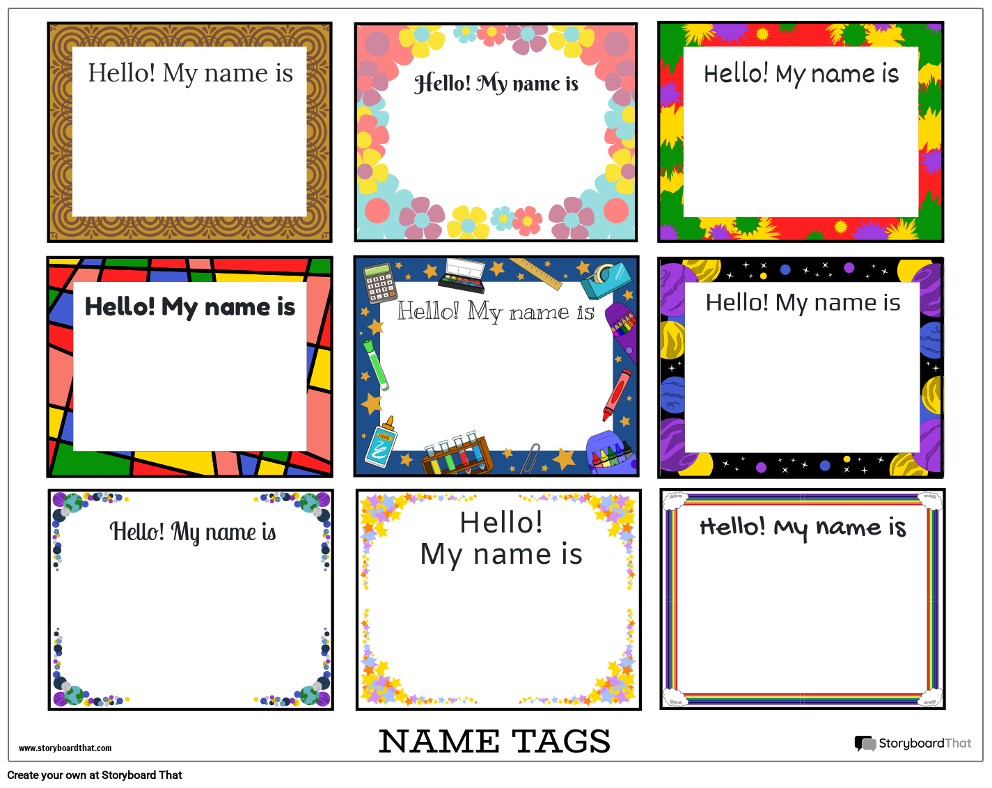 Printable Name Designs