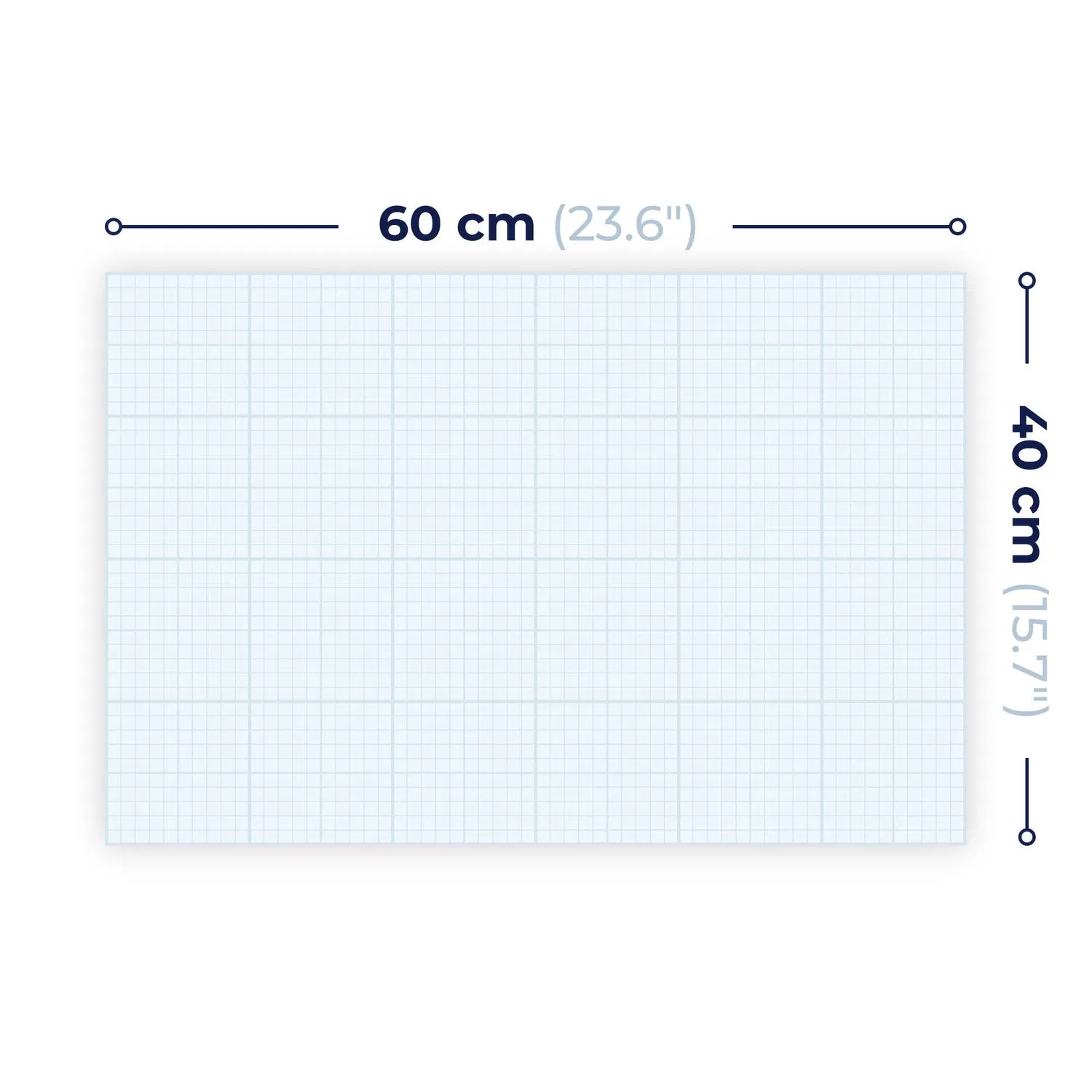Stylish Glass Magnetic Board Aromatic Mosaic Pattern