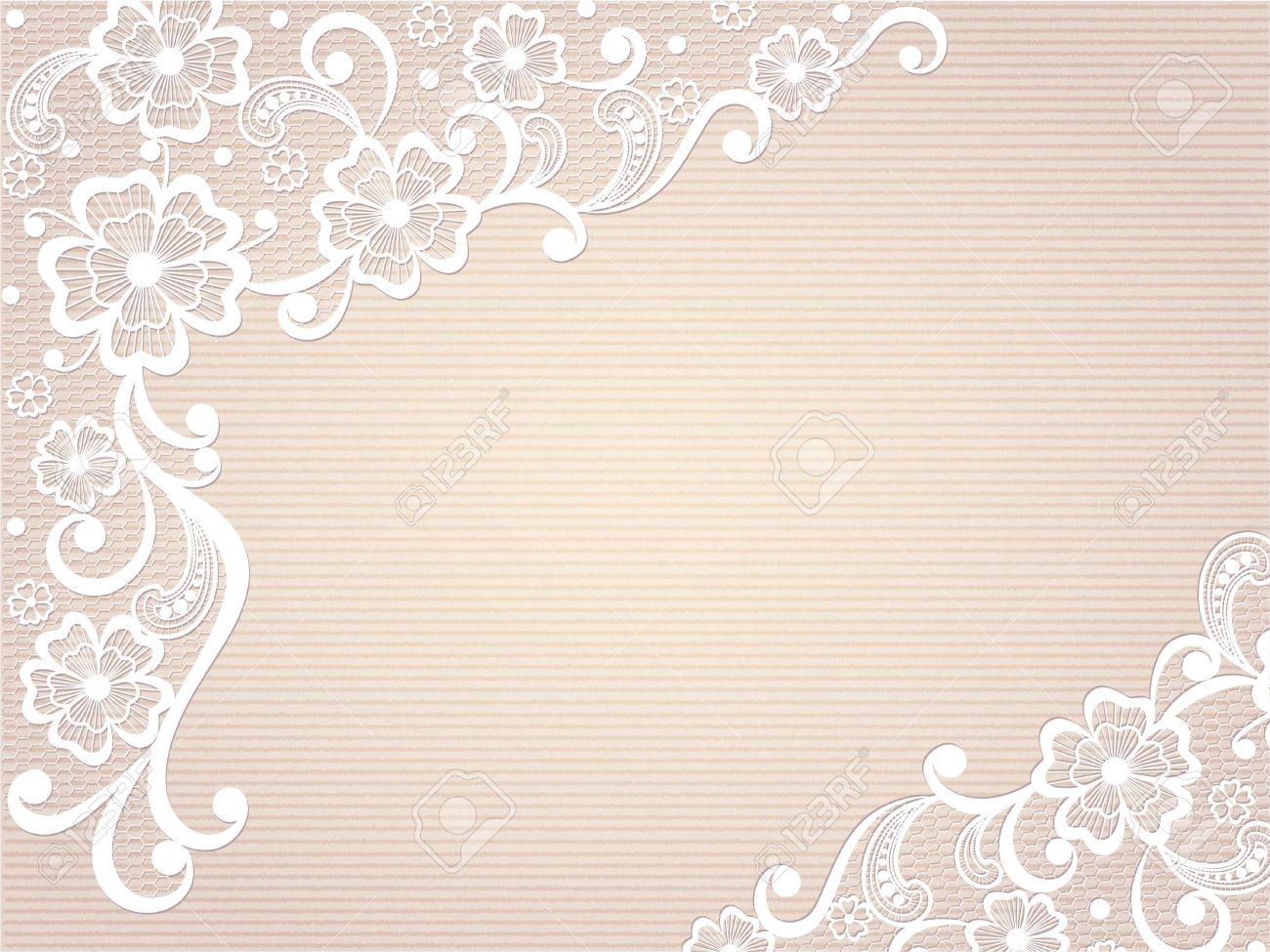 Template Rahmen Design F r Card Vintage Lace Doily Lizenzfrei 