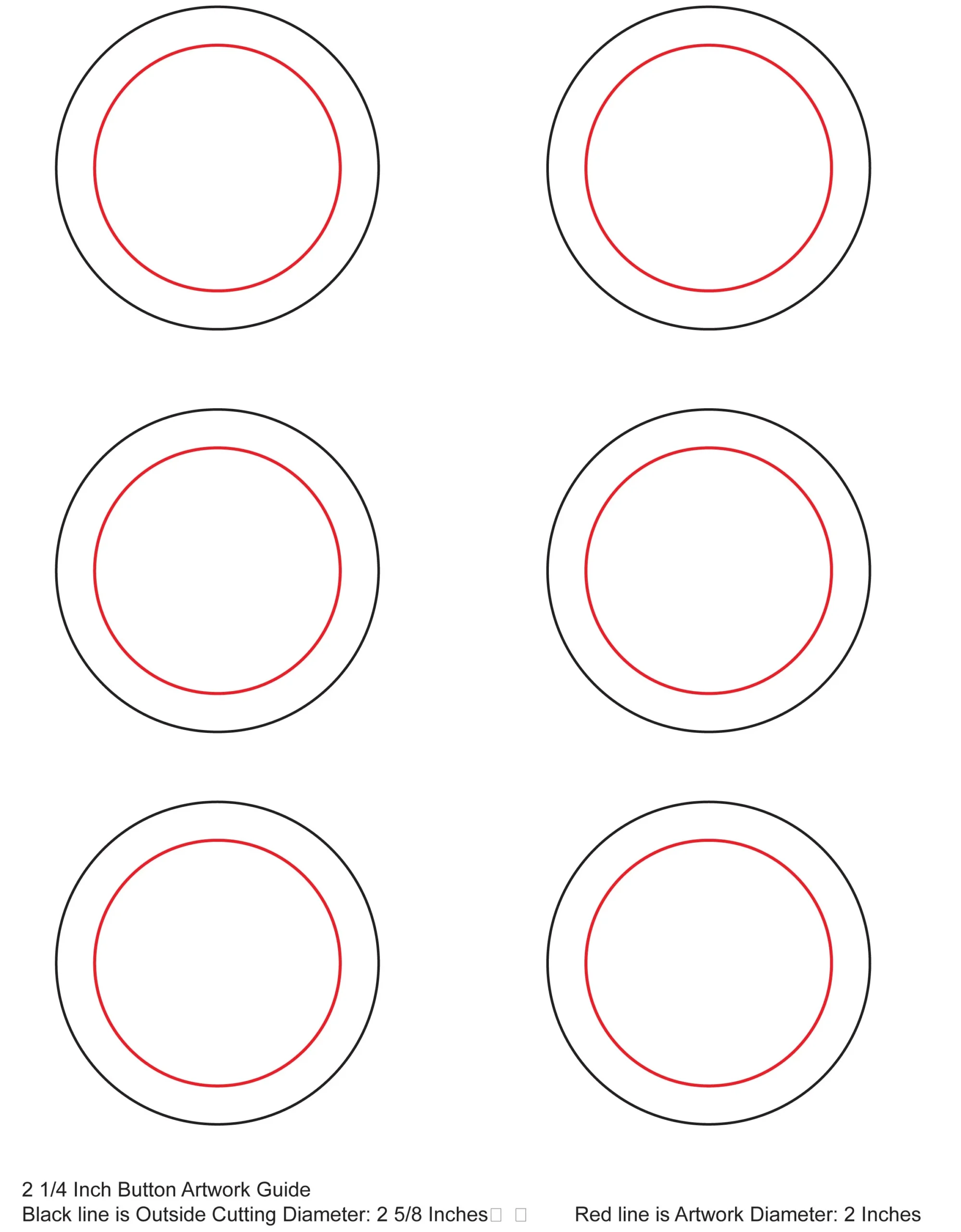 Printable Button Designs