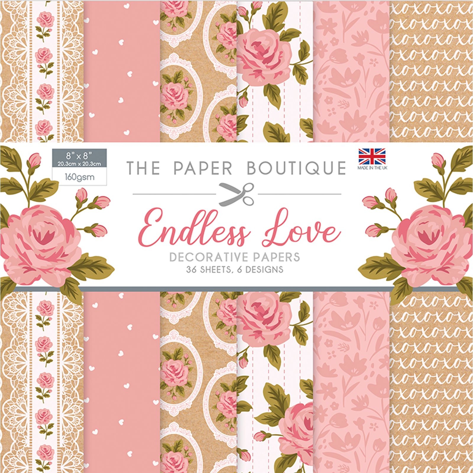 The Paper Boutique Decorative Paper Endless Love Designpapier 