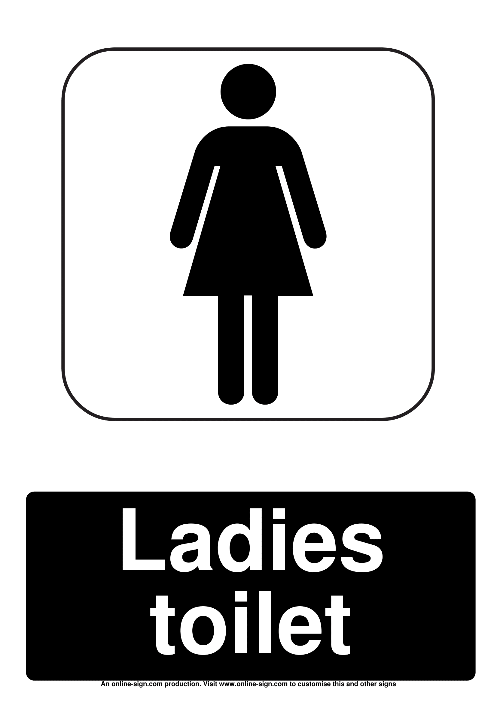 Free Printable Bathroom Sign Template Free Printable Bathroom Sign Template