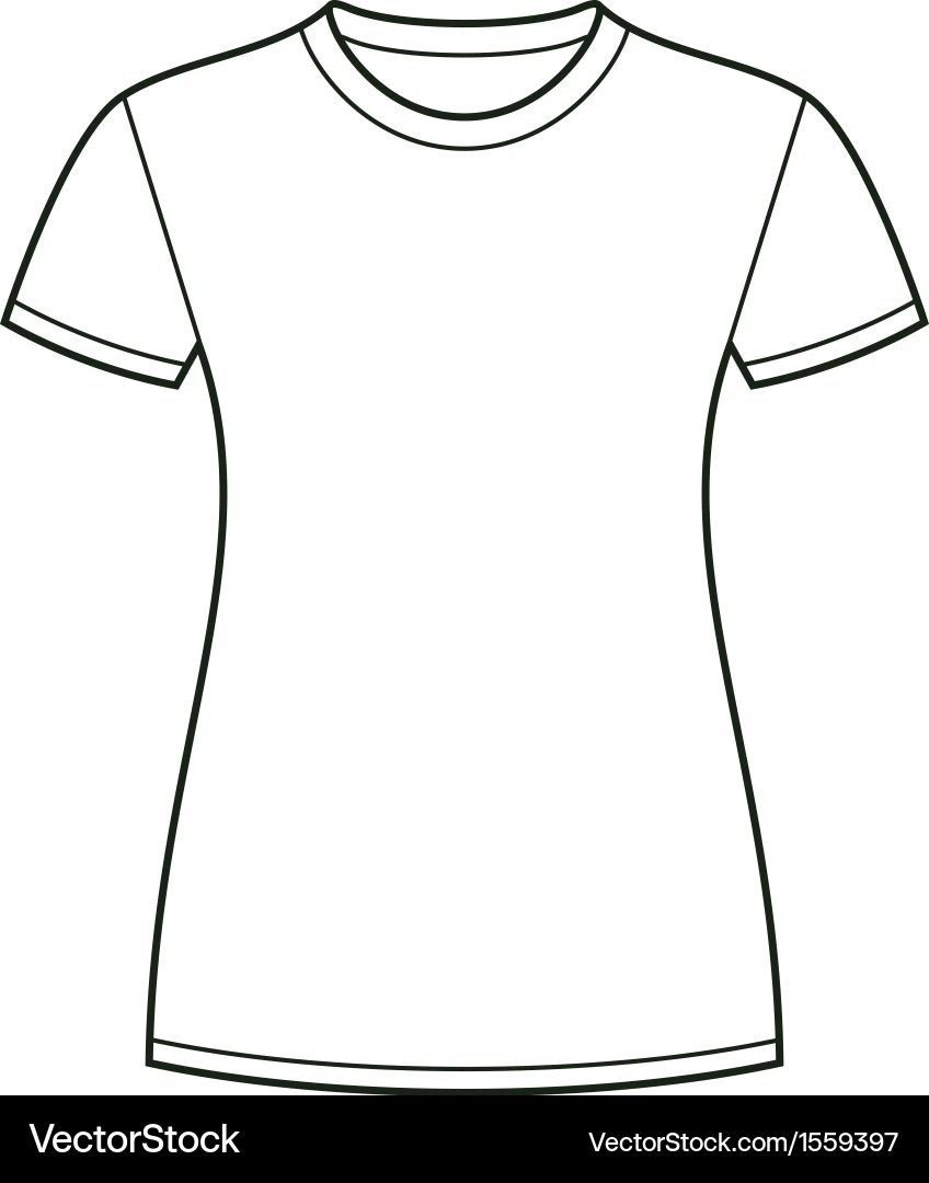 Wei es T Shirt Vorlage Lizenzfreies Vektorbild