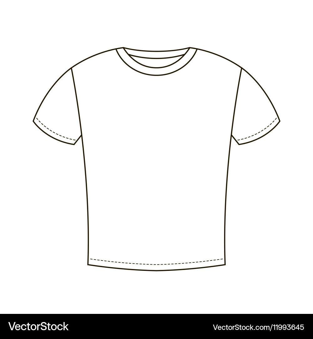 White T shirt Design Template Royalty Free Vector Image